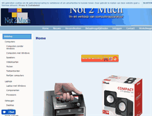 Tablet Screenshot of not2much.nl